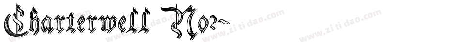 Charterwell No2字体转换